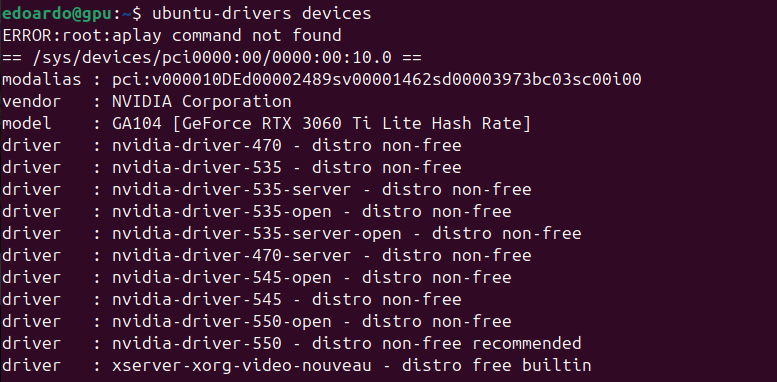 Andiamo a capire quali driver utilizzare